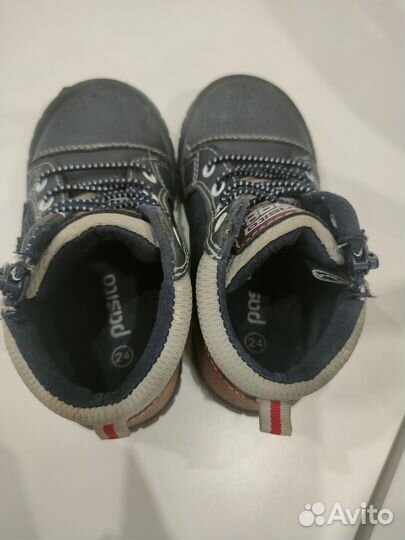 Демисезонные ботинки для мальчика 24