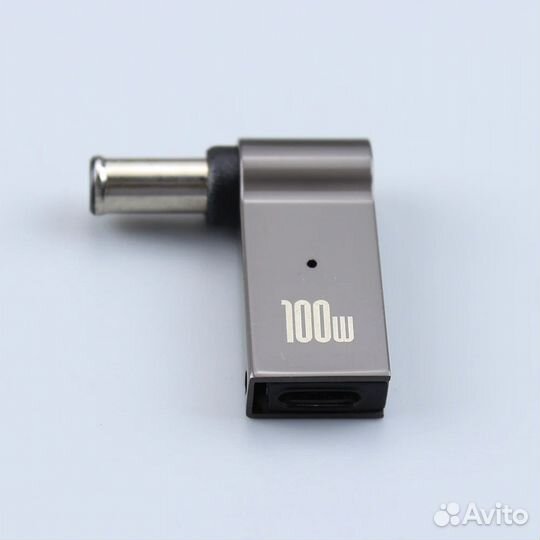 Переходник с USB Type-C на штекер 100 Вт
