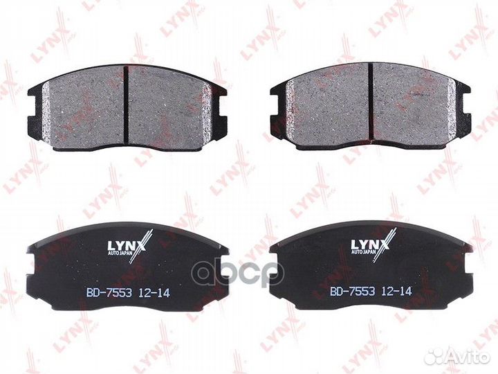 Колодки тормозные дисковые перед BD7553 LYN