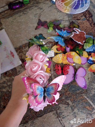 Ободок бабочка