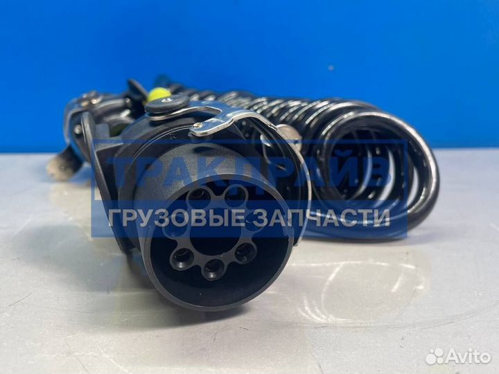 Кабель спиральный 7 полюсов, EBS, ISO 7638, пластиковые штекеры, максимальная длина L 4.3 м