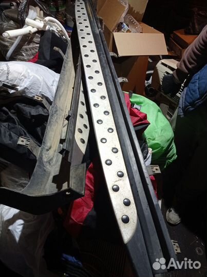 Пороги на Kia Sorento 2 XM 2009-2020 BMW Стиль Kia