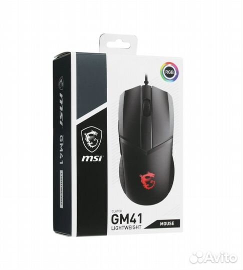 Игровая проводная мышь MSI Clutch GM41 Lightweight