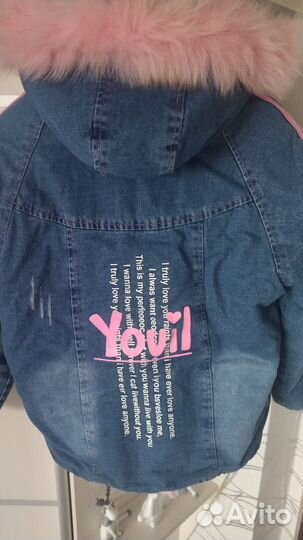 Джинсовая куртка для девочки