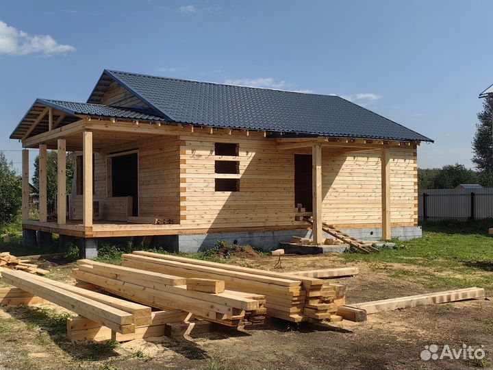 Строительство домов, бань из профилированного брус