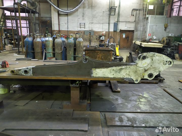 Ремонт стрел экскаватора