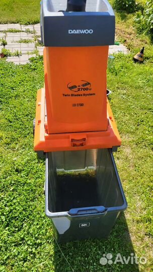 Садовый измельчитель daewoo dsr 2700e