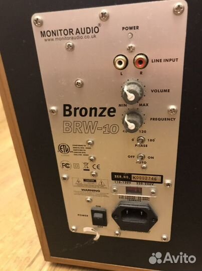 Monitor Audio Bronze BRW-10сабвуфер дк
