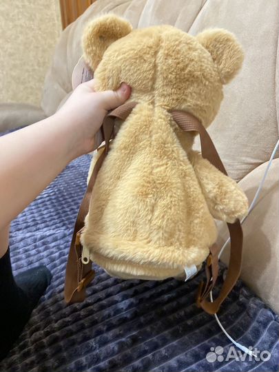 Плюшевый медведь рюкзак