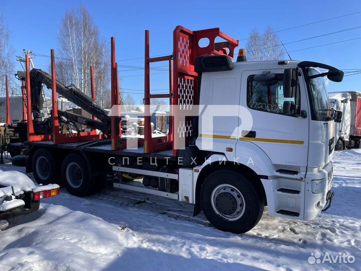 Лесовоз (сортиментовоз) КАМАЗ 6580 с КМУ Майман, 2019