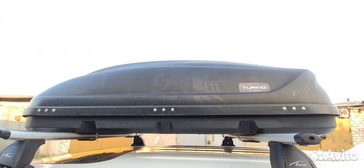 Автобокс на крышу вместе с багажником