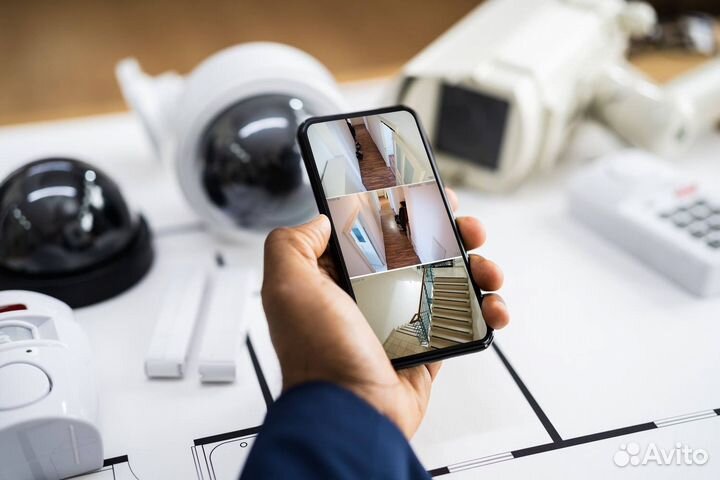 Установка, ремонт видеонаблюдения, сигнализации