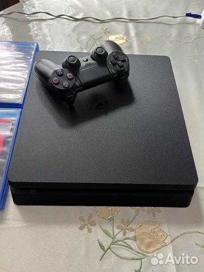 Sony playstation 4 slim + игры
