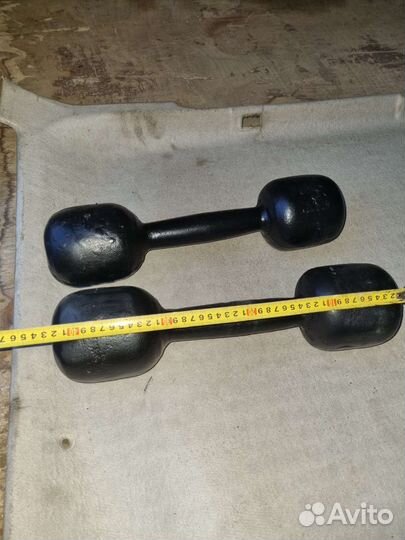 Гантели СССР литые 16 кг
