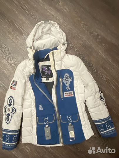 Куртка зимняя женская 44 46 размер пуховик б/у