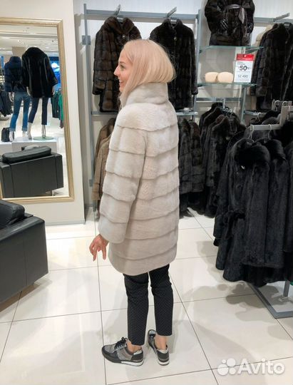 Шуба норковая 42 44 Felicci снежная королева
