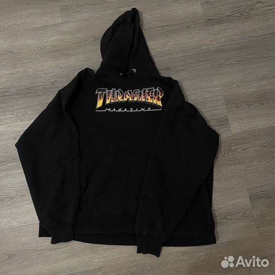 Худи thrasher черное