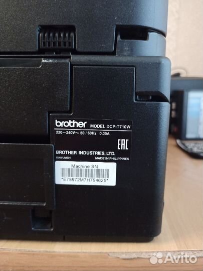 Струйное мфу brother dcpt710W