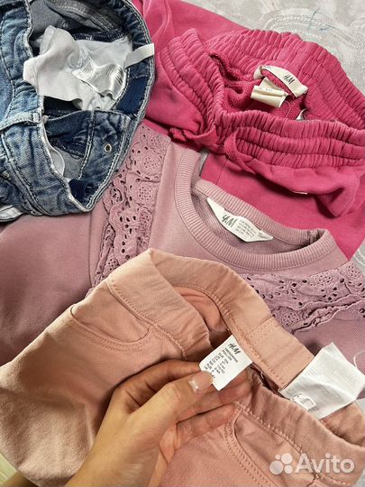 Одежда пакетом на девочку H&M 104-110