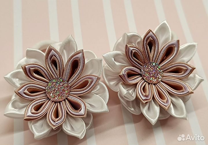 Бантики, канзаши, резинки для волос