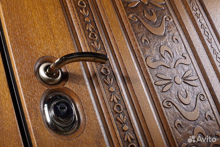 Входная металлическая дверь Дива Рим Голден Оак