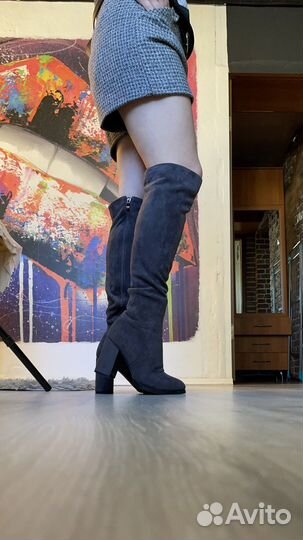 Сапоги зимние ботфорты женские Donna Balizza