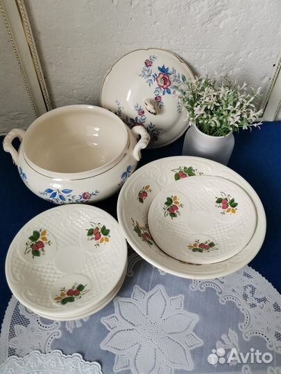 Супница тарелки зик Конаково СССР