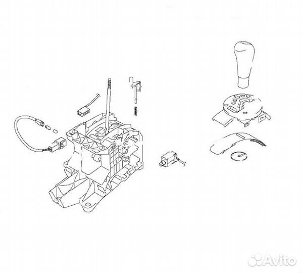 Селектор АКПП Suzuki Swift ZD11S M13A 2007