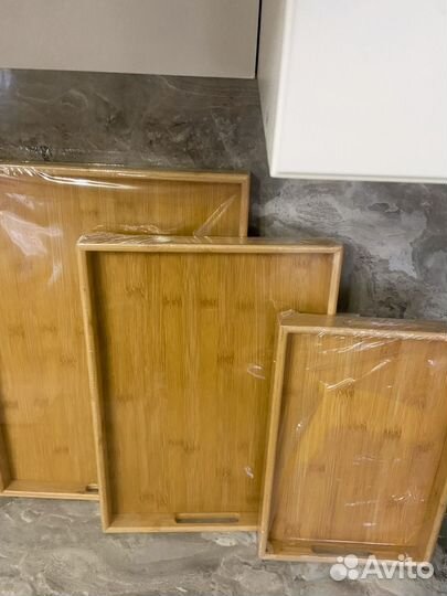 Поднос деревянный