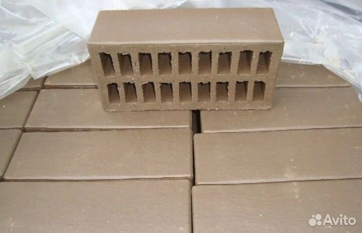 Кирпич облицовочный утолщенный