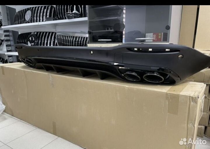 Диффузор 53 AMG на GLE V167