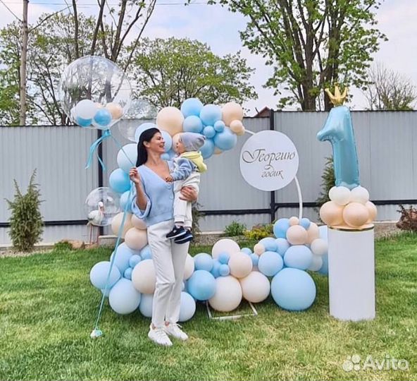 Фотозона на День Рождения, на 1 годик, шары