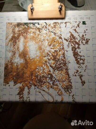 Картина вышивка ручная 
