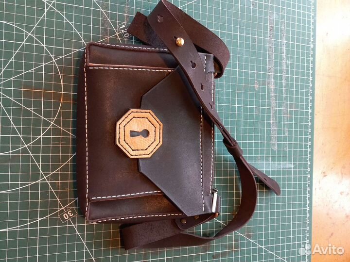 Сумка женская натуральная кожа черная