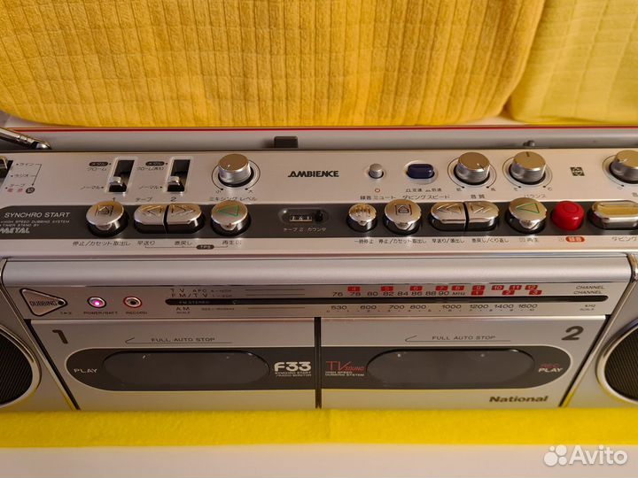 National RX-F33 Магнитола Japan 1984 New Lux
