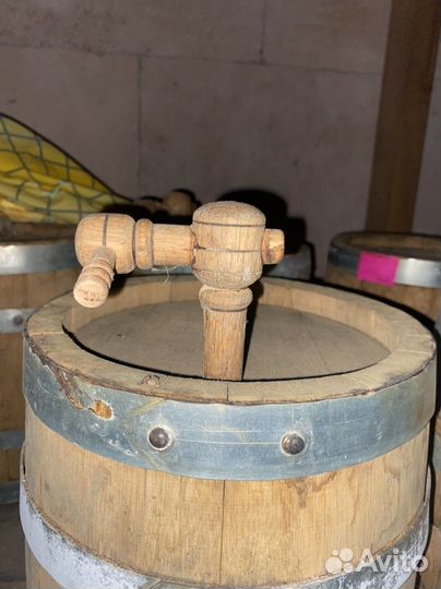 Деревянный боченок для вина 8л 50л 120л