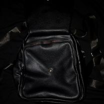 Рюкзак кожаный черный