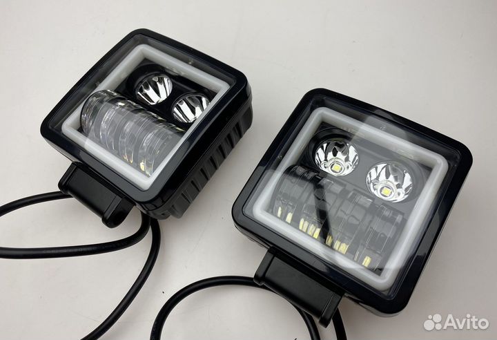 Диодная LED фара ближнего,дальнего света с стг