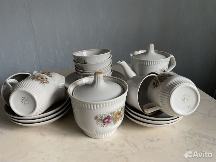 Сервиз фарфоровый южноуральский