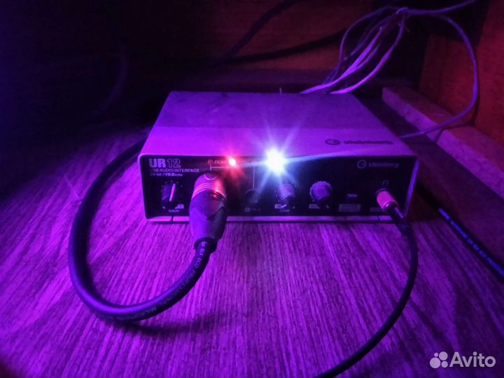 Зв. карта Steinberg UR-12 + Микро Behringer C-1