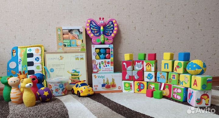 Развивающие игрушки для малыша 1-2 года