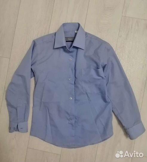 Рубашка школьная для мальчика 122-128