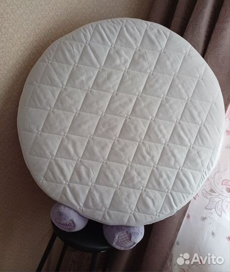 Матрас в круглую кроватку