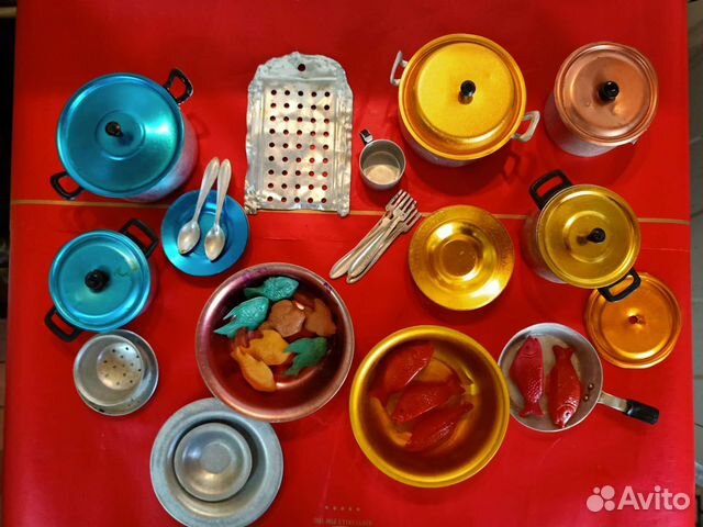 Кукольная посуда, 70-е г СССР