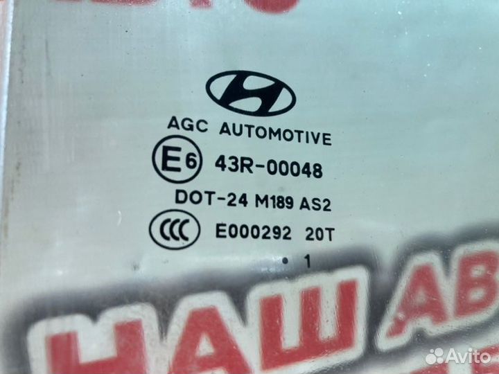 Стекло двери заднее правое Hyundai Ix 35 2011