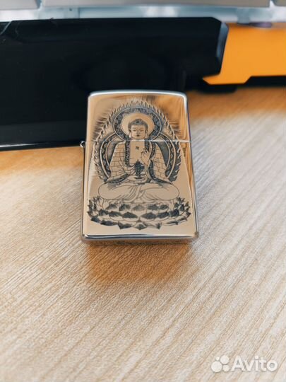 Зажигалка Будда zippo DIY sterling armor