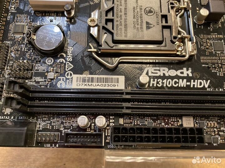 Материнская плата ASRock H310CM-HDV s1151 v2