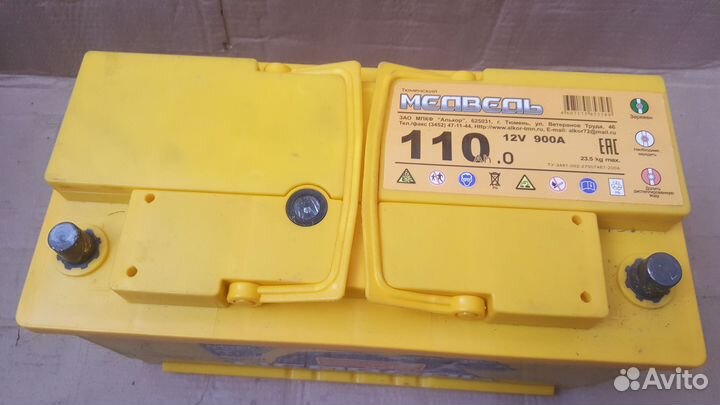 Аккумулятор б/у Медведь 110Ач 900А