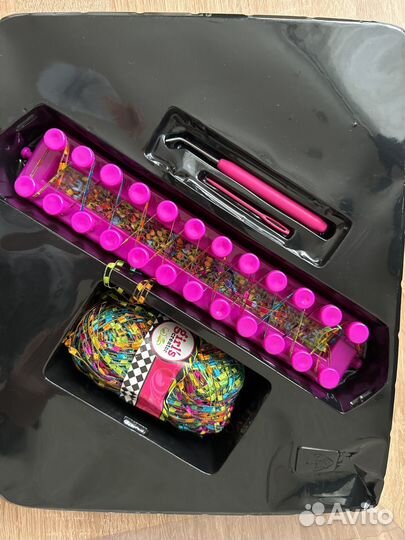 Набор для вязания шарфиков новый