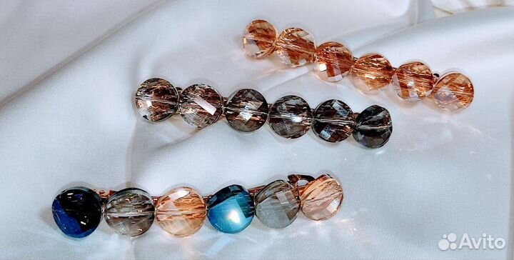 Заколка для волос Хрусталь